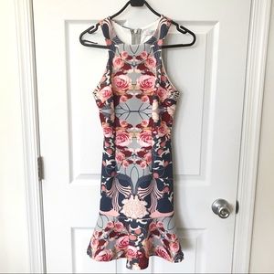 Ginger Fizz body-con printed dress